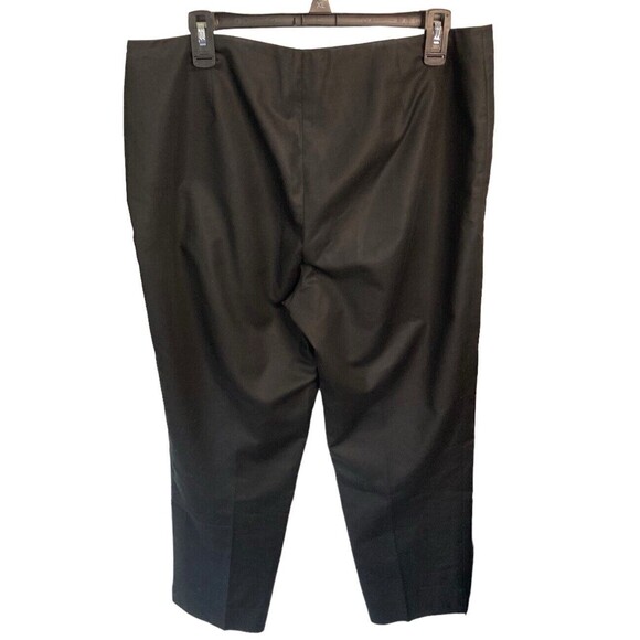 Lafayette 148 New York Black Crop Pants Size 12 Minimalist‎ Basics Capsule - Picture 3 of 3
